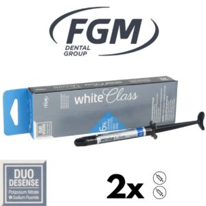 White Class 6% HP FGM whitening gel x2