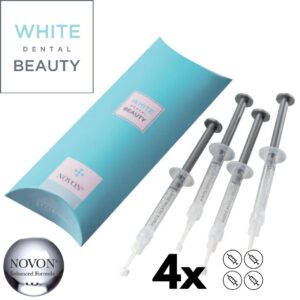 White Dental Beauty 16% CP teeth whitening x4